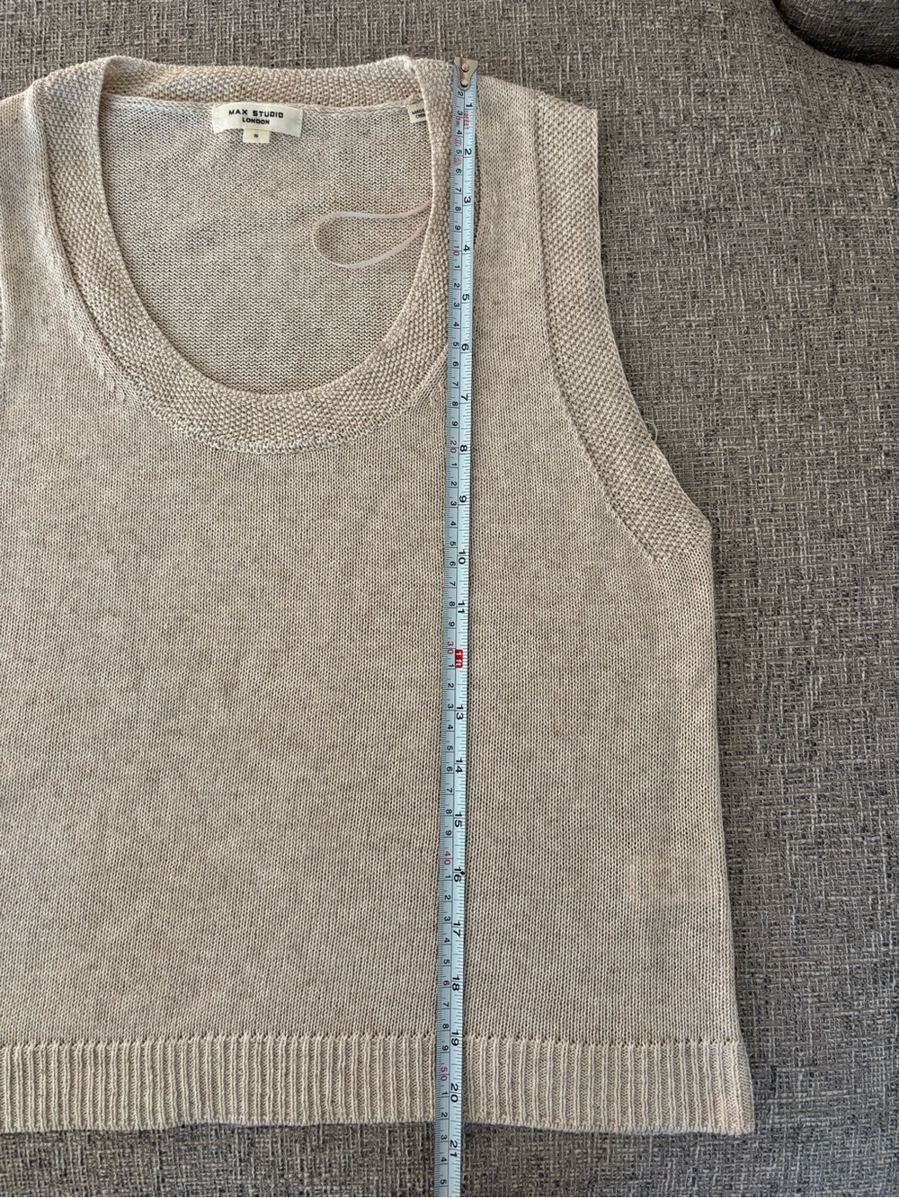 Max Studio Knit Shell Top - Picture 9 of 9